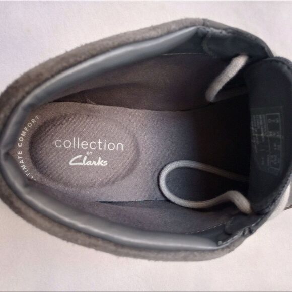 Clarks Grandin Top Chukka Boot in Gray Nubuck, size 8 - Picture 12 of 15